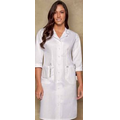 Dickies  Button Front White Lab Dress